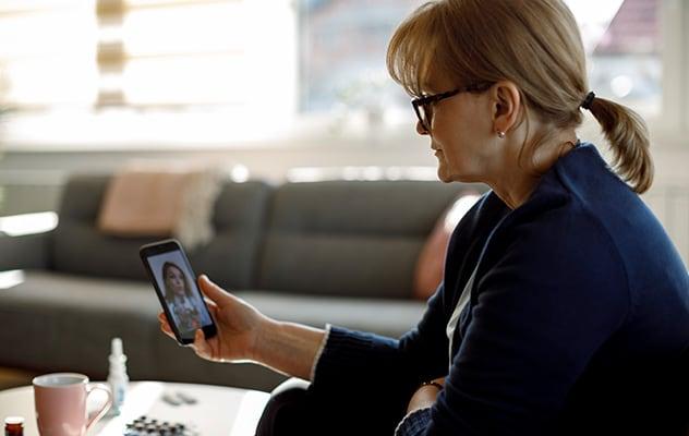 Virtual wellness consultation at home